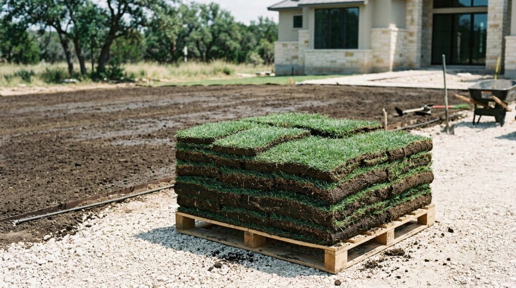 Bermuda Celebration sod close-up showing dense, vibrant green blades and thick turf texture.