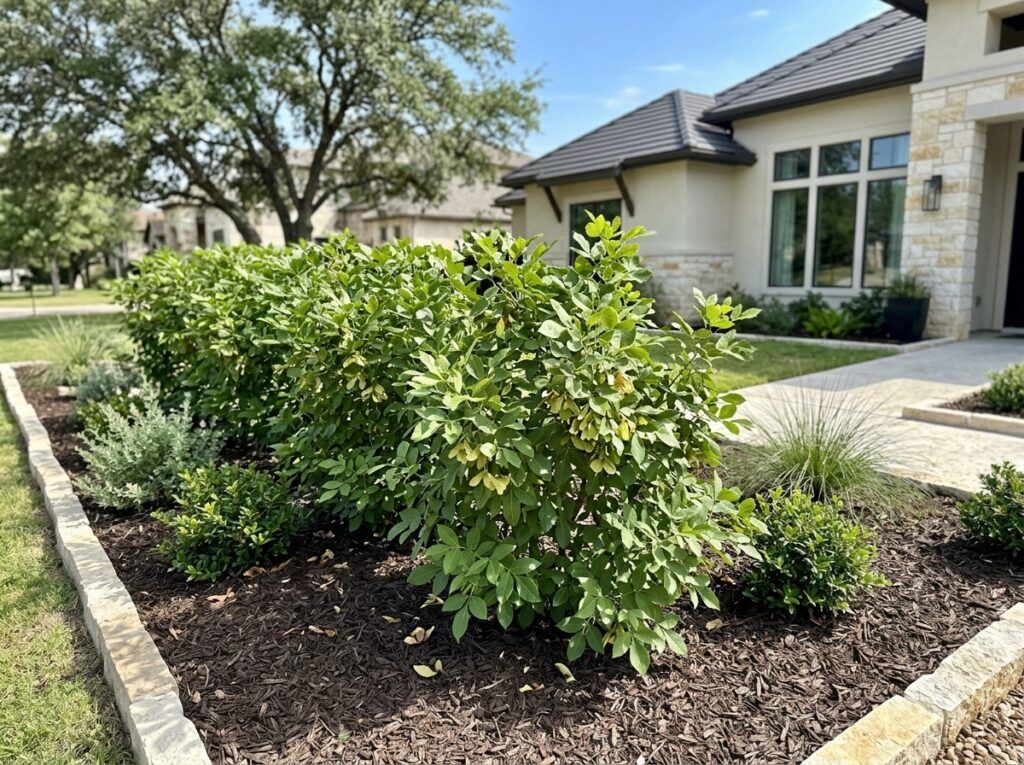 Wafer Ash tree in a nursery container, showing green compound leaves and a slender trunk